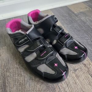 Specialized Spirita RBX Cycle Road Shoe Women Black Pink 39.5 8.5